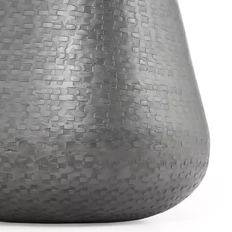 Kirklands Home Planters|Gray Hammered Metal Retta Planter
