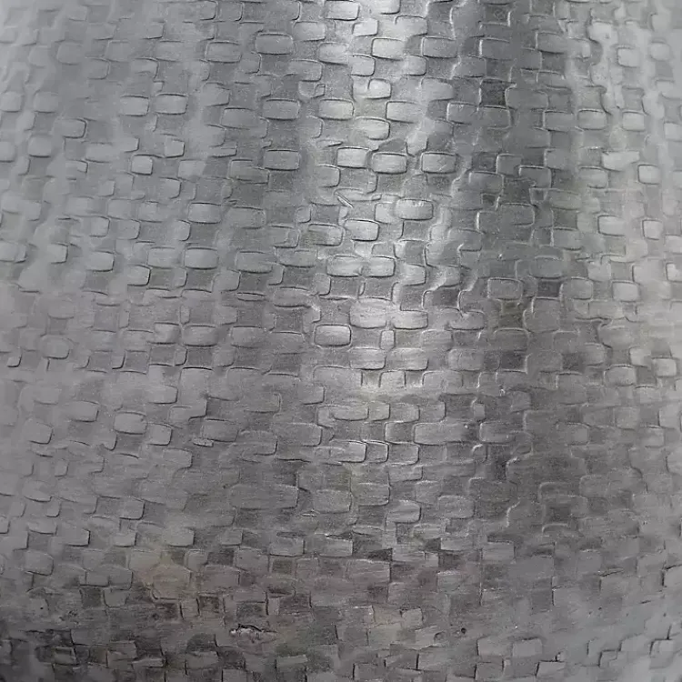 Kirklands Home Planters|Gray Hammered Metal Retta Planter