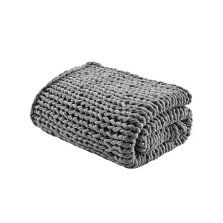 Hot Hand Made Chunky Double Knit Throw Blanket Blankets & Throws
