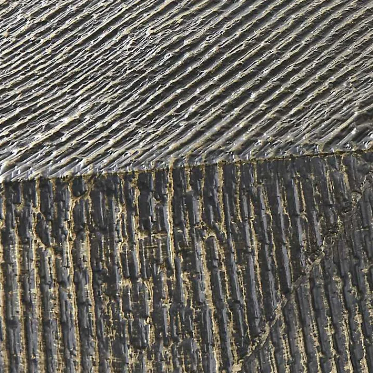 Kirklands Home Accent & End Tables|Gray Hand-Stamped Iron Hexagon Accent Table