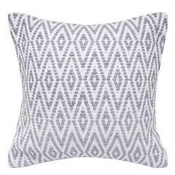 Kirklands Home Outdoor Cushions & Pillows|Gray Harlequin Indoor/Outdoor Pillow