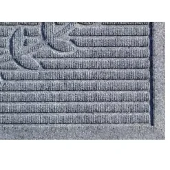Kirklands Home Doormats|Hello Ribbed Durable Doormat Gray