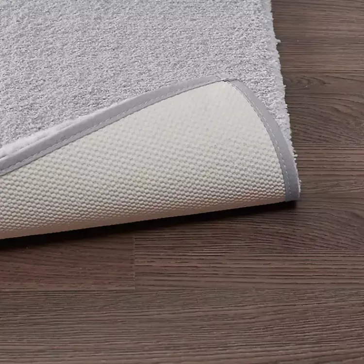 Kirklands Home Bathroom Rugs|High Pile Marshmallow Bath Mat, 70 in. Gray
