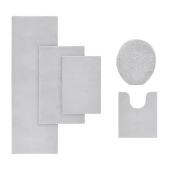 Kirklands Home Bathroom Rugs|High Pile Marshmallow Bath Mat, 70 in. Gray