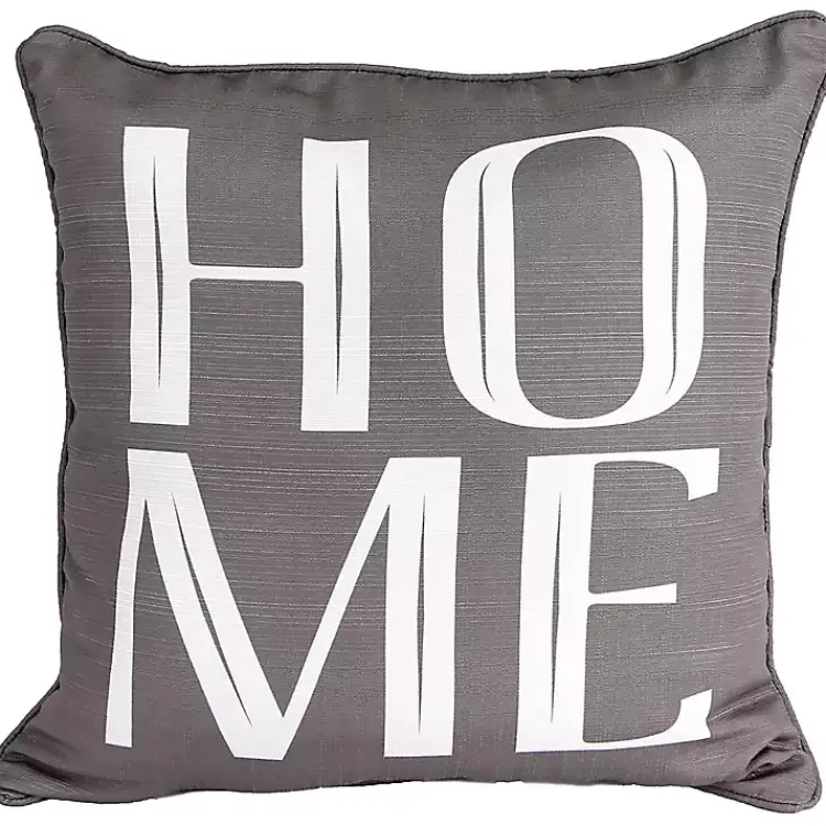 New Gray Home Sentiment Pillow Pillows