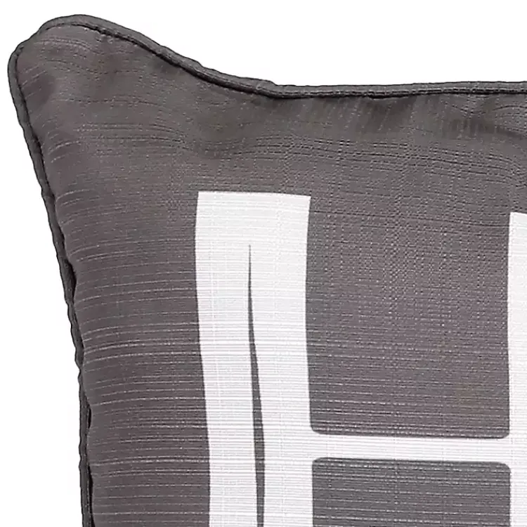 New Gray Home Sentiment Pillow Pillows