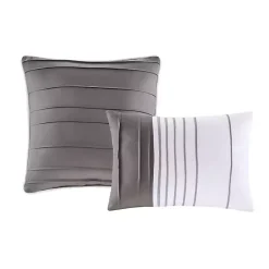 Kirklands Home Comforters|Jax Plaid 4-pc. Twin/Twin XL Comforter Set Gray