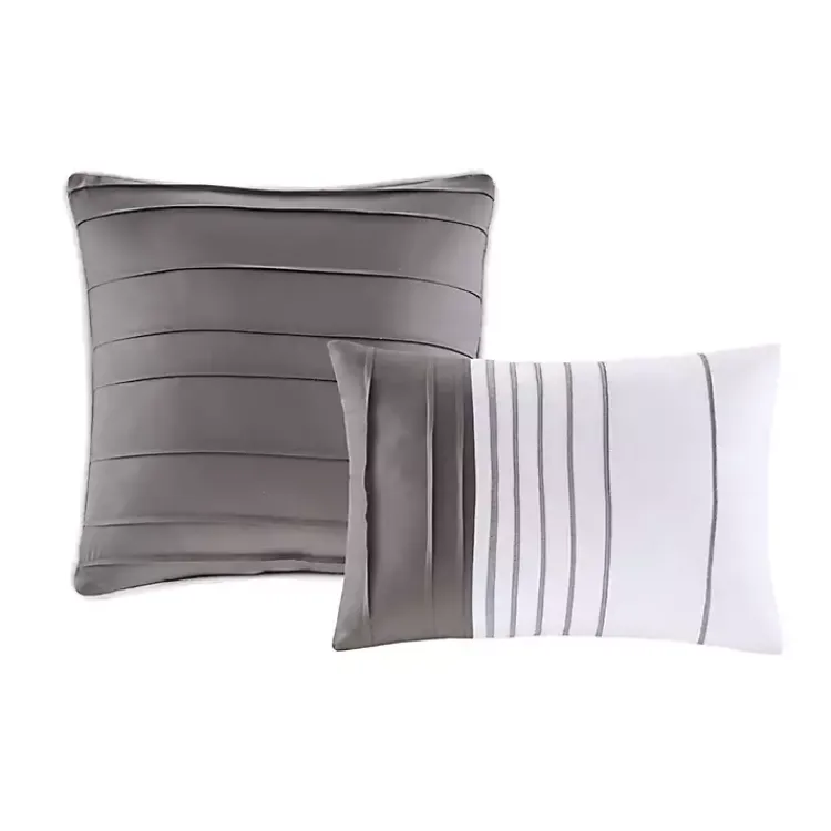 Kirklands Home Comforters|Jax Plaid 4-pc. Twin/Twin XL Comforter Set Gray