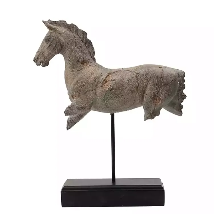 Online Gray Legless Horse Statue Statues & Figurines