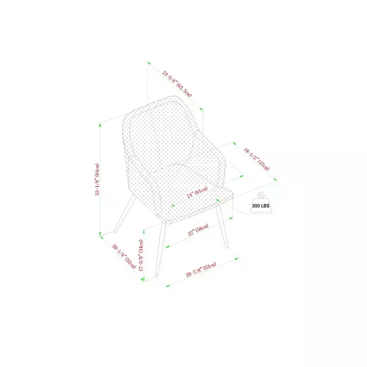 Kirklands Home Dining Chairs|Lily Upholstered Dining Chairs, Set of 2 Gray