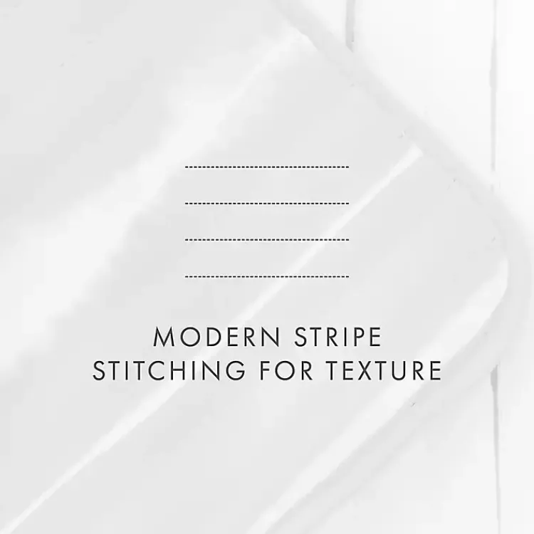 Kirklands Home Quilts|Gray Linear Reversible 3-pc. Queen Quilt Set