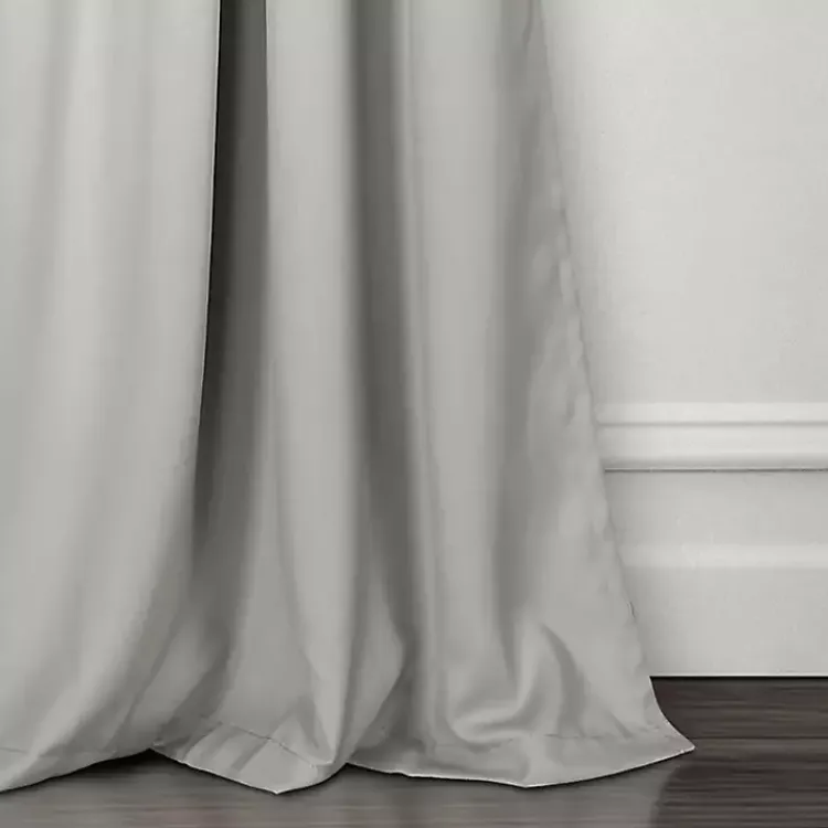 Kirklands Home Curtains & Drapes|Lush Insulated Curtain Panel Set, 120 in. Gray