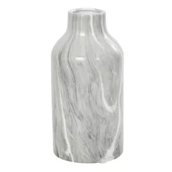 Outlet Marble Finish Ceramic Vases, Set of 3 Vases