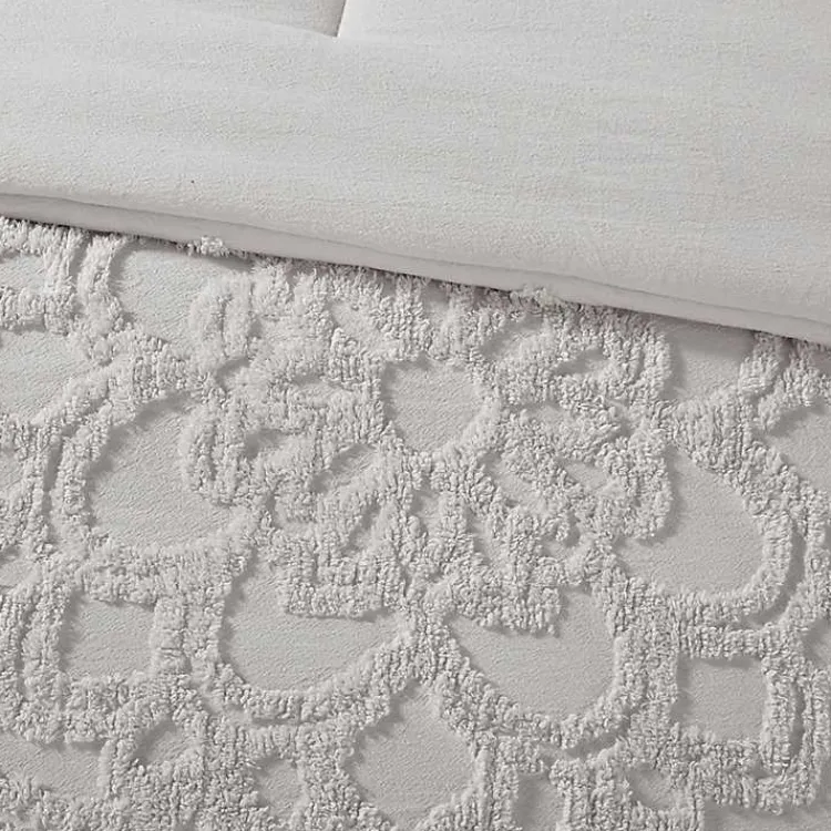 Kirklands Home Comforters|Medallion Full/Queen 3-pc. Comforter Set Gray