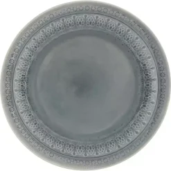 Kirklands Home Dinnerware|Medallion 16-pc. Ceramic Dinnerware Set Gray