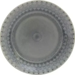 Kirklands Home Dinnerware|Medallion 16-pc. Ceramic Dinnerware Set Gray