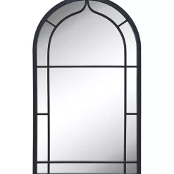 Kirklands Home Decorative Mirrors|Gray Metal Arched Mirror