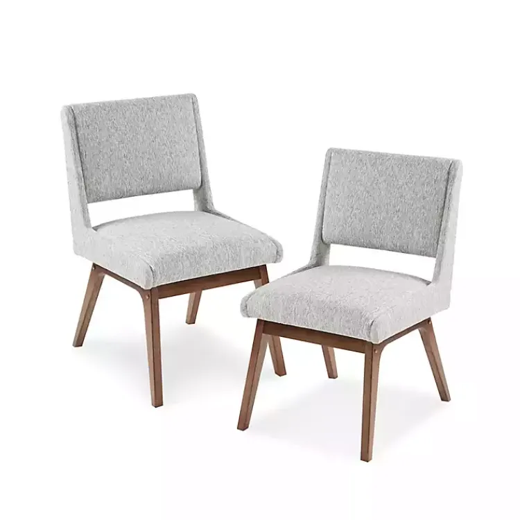 Kirklands Home Dining Chairs|Mid-Century Modern Dining Chairs, Set of 2 Gray