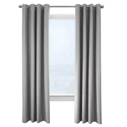 Kirklands Home Curtains & Drapes|Newberry Blackout Curtain Panel, 84 in. Gray