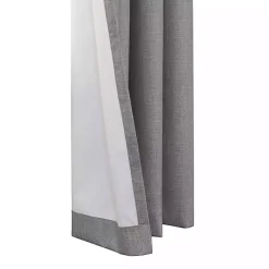 Kirklands Home Curtains & Drapes|Newberry Blackout Curtain Panel, 84 in. Gray