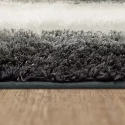 Kirklands Home Bathroom Rugs|Ombre Border Bath Mat, 2x3 Gray