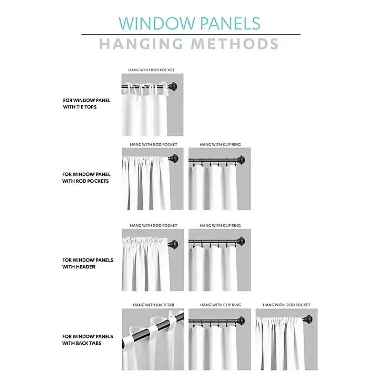 Kirklands Home Curtains & Drapes|Gray Ombre Stripe Curtain Panel Set, 95 in.