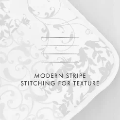 Kirklands Home Quilts|Gray Patchwork Reversible 3-pc. King Quilt Set