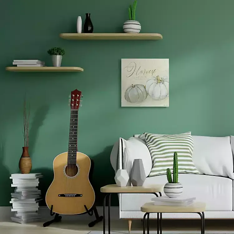 Sale Gray Pumpkins Autumn Harvest Canvas Art Print Fall