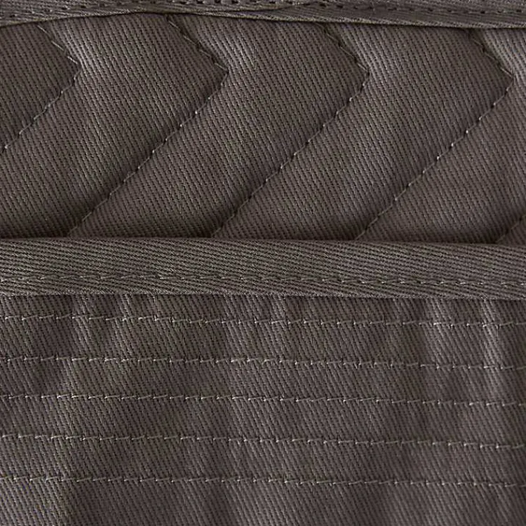 Kirklands Home Kitchen Accessories|Quilted 3-pc. Potholder Set Gray