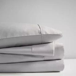 Kirklands Home Bed Sheets|Rich Cooling Cotton Queen Sheet Set Gray