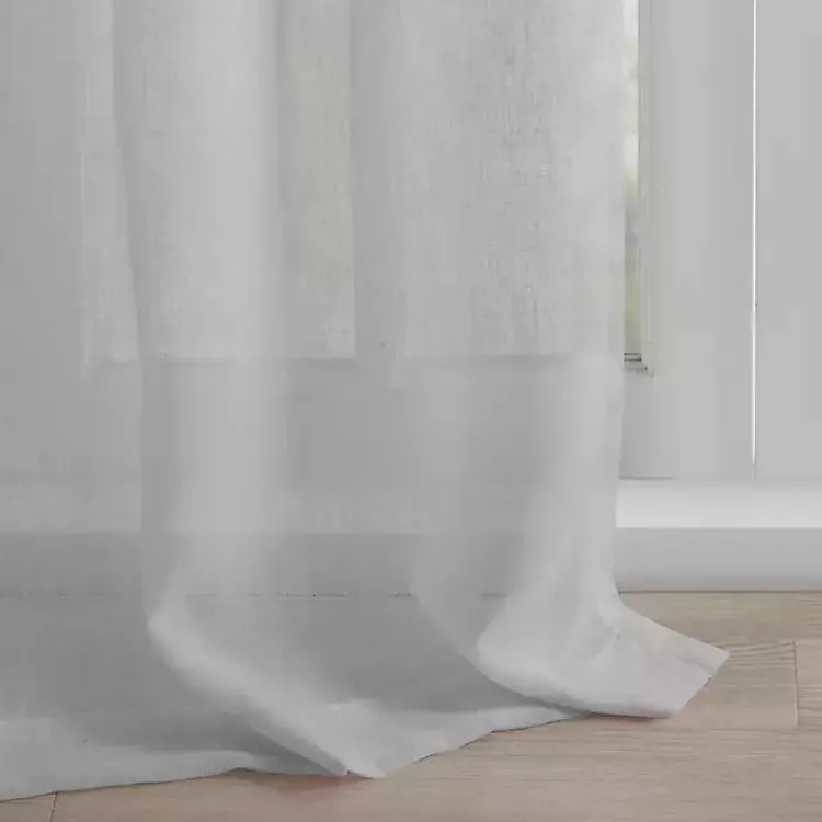 Kirklands Home Curtains & Drapes|Rosette Tab Top Curtain Panel, 63 in. Gray