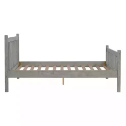 Kirklands Home Beds & Headboards|Rustic Spindleback Full Bed Frame Gray