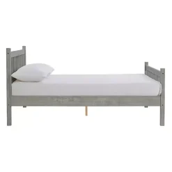 Kirklands Home Beds & Headboards|Rustic Spindleback Full Bed Frame Gray