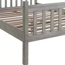 Kirklands Home Beds & Headboards|Rustic Spindleback Full Bed Frame Gray