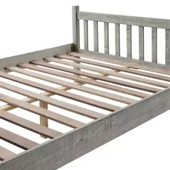 Kirklands Home Beds & Headboards|Rustic Spindleback Full Bed Frame Gray
