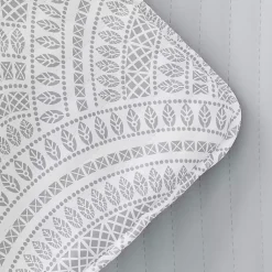 Kirklands Home Quilts|Gray Scalloped Reversible 2-pc. Twin Quilt Set