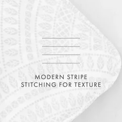 Kirklands Home Quilts|Gray Scalloped Reversible 2-pc. Twin Quilt Set