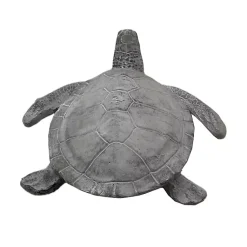 Kirklands Home Garden Statues|Sea Turtle Outdoor Statue Gray