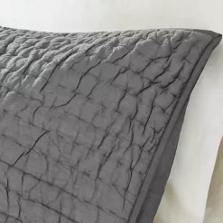 Kirklands Home Bedspreads & Coverlets|Serene Quilted 3-pc. Queen Coverlet Set Gray