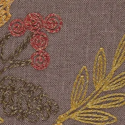 Sale Gray Shimmer Leaves 2-pc. Harvest Pillow Cover Set Fall