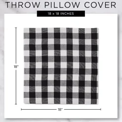 Sale Gray Shimmer Leaves 2-pc. Harvest Pillow Cover Set Fall