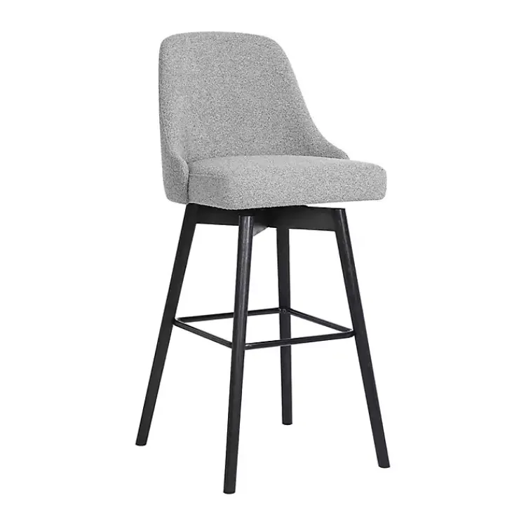 Kirklands Home Bar Stools & Counter Height Stools|Sicily Swivel Counter Stool Gray