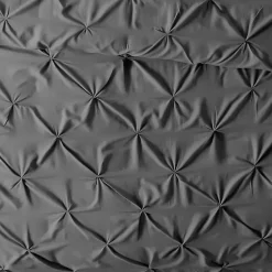 Kirklands Home Duvets|Soft Pinched 3-pc. King Duvet Cover Set Gray