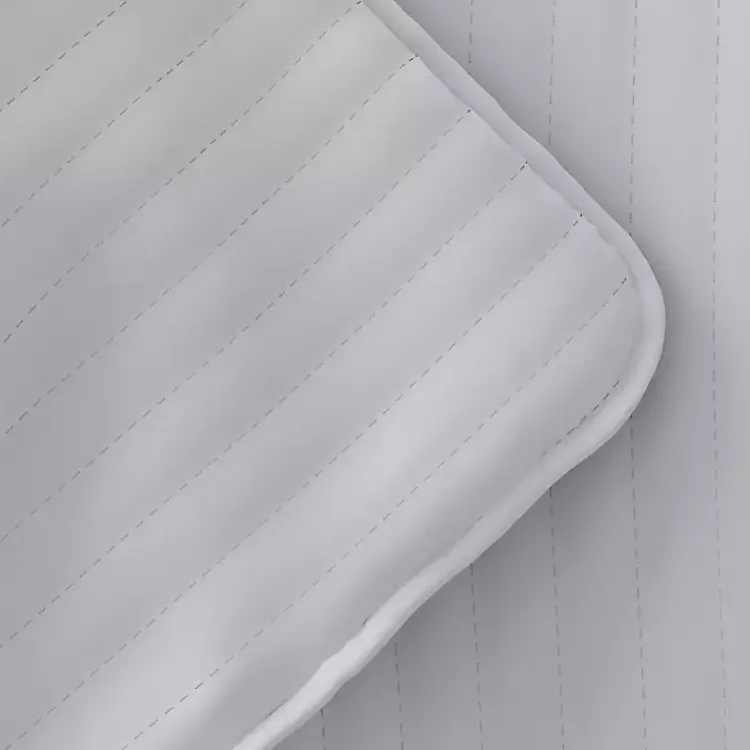 Kirklands Home Quilts|Stitched Stripes 3-pc. King Quilt Set Gray