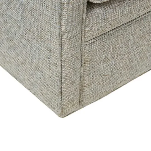 Kirklands Home Accent Chairs|Swivel Upholstered Wide Seat Accent Chair Gray