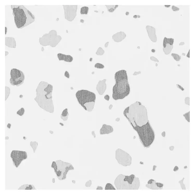 Kirklands Home Bathroom Rugs|Gray Terrazzo Stone Bath Mat