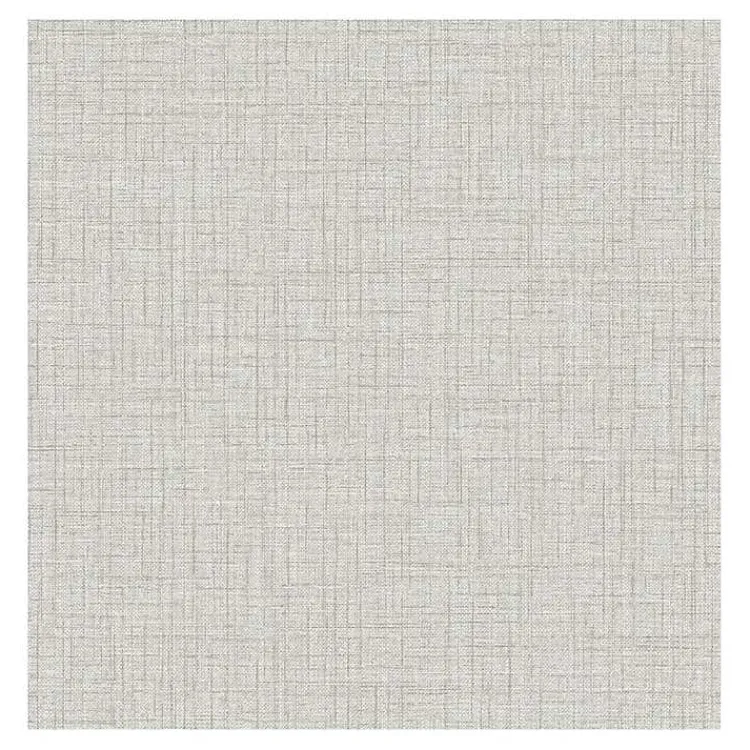 Kirklands Home Wall Murals & Wallpaper|Textured Faux Fabric Peel & Stick Wallpaper Gray