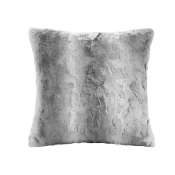 Textured Faux Fur Pillow Pillows