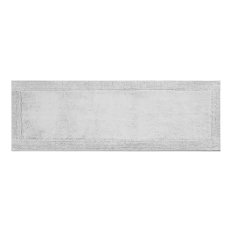 Kirklands Home Bathroom Rugs|Tufted Reversible Bath Runner Gray