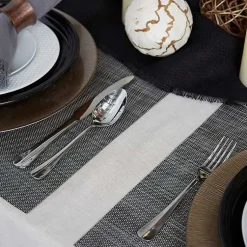 Kirklands Home Table Linens|Tweed Placemats, Set of 6 Gray